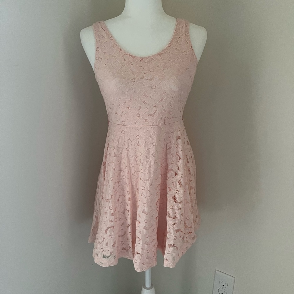 Pink Lace Dress!